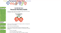 Desktop Screenshot of personal-nutrition-guide.com